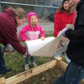 making the raised beds